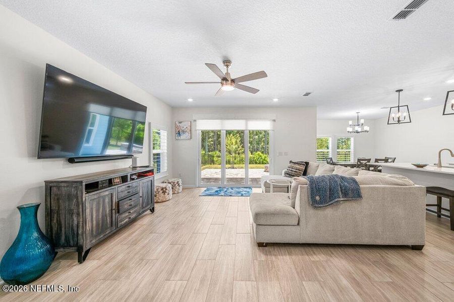 Furnished interior view inside a new home in TrailMark, St. Augustine (Image 8). Furnished interior view inside a new home in TrailMark, St. Augustine (Image 8).