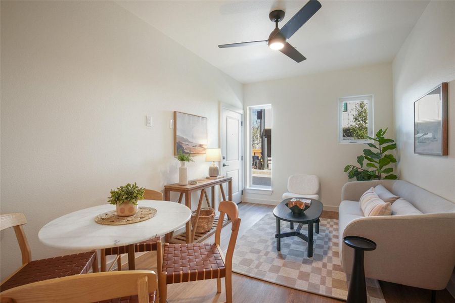 Furnished interior view inside a new home in , Austin (Image 9).