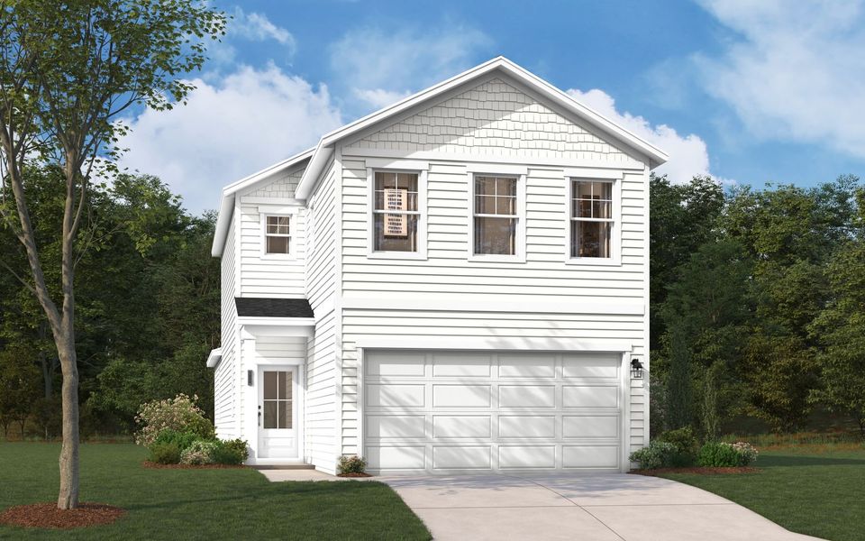 Representative exterior photo of a completed home built from the The Avery by Stanley Martin Homes in Myers Farm, Hopkins, SC (Image 18). Representative exterior photo of a completed home built from the The Avery by Stanley Martin Homes in Myers Farm, Hopkins, SC (Image 18).