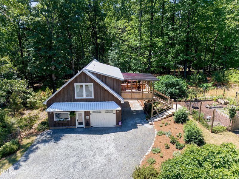 Aerial View of Detached Garage Aerial View of Detached Garage