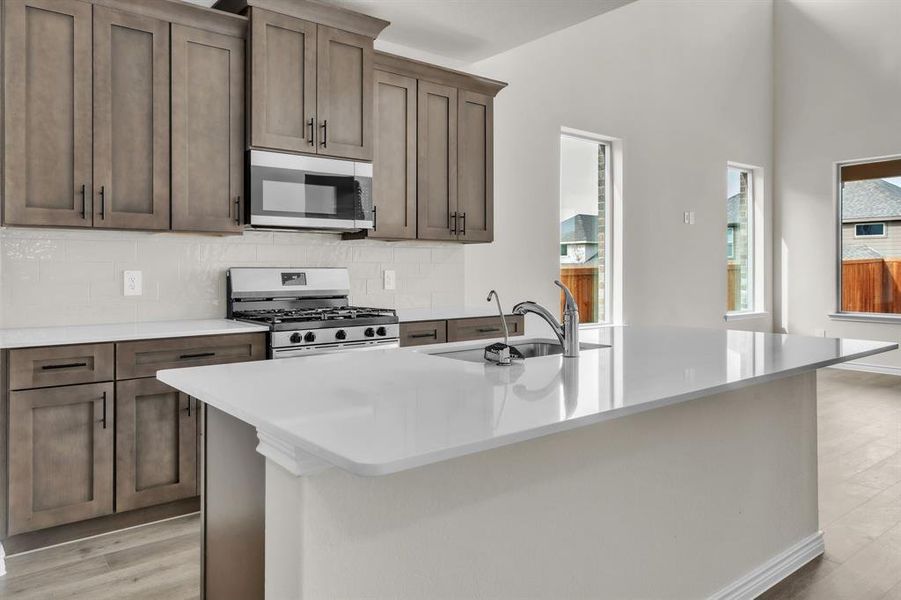 Furnished interior view inside a new home in The Landing at Hidden Lakes, McKinney (Image 11).