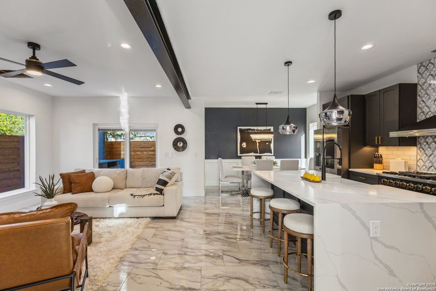 Furnished interior view inside a new home in , San Antonio (Image 8).