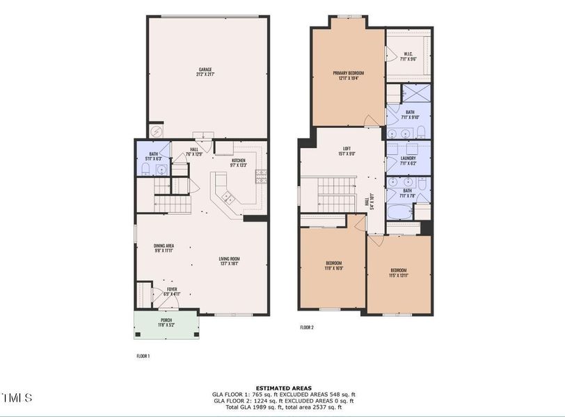 Parker Station floor plan