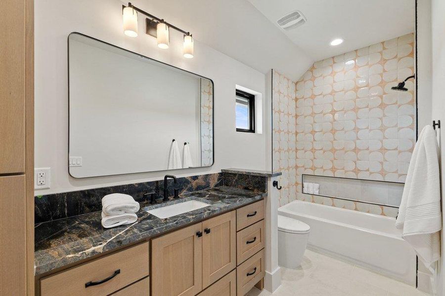 Furnished interior view inside a new home in , Austin (Image 13). Furnished interior view inside a new home in , Austin (Image 13).