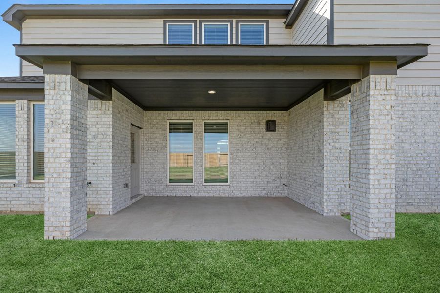 Exterior details and patio area of a home in Beacon Hill, Waller (Image 3). Exterior details and patio area of a home in Beacon Hill, Waller (Image 3).