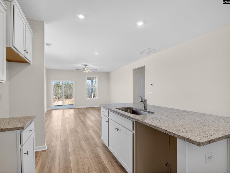 Furnished interior view inside a new home in Old Charleston Acres, Pelion (Image 10).