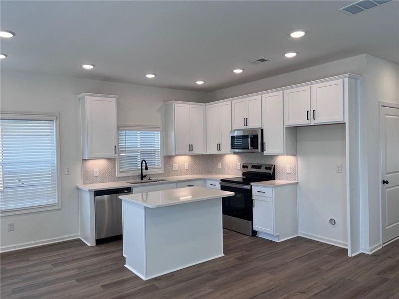 Furnished interior view inside a new home in , Cleveland (Image 5).
