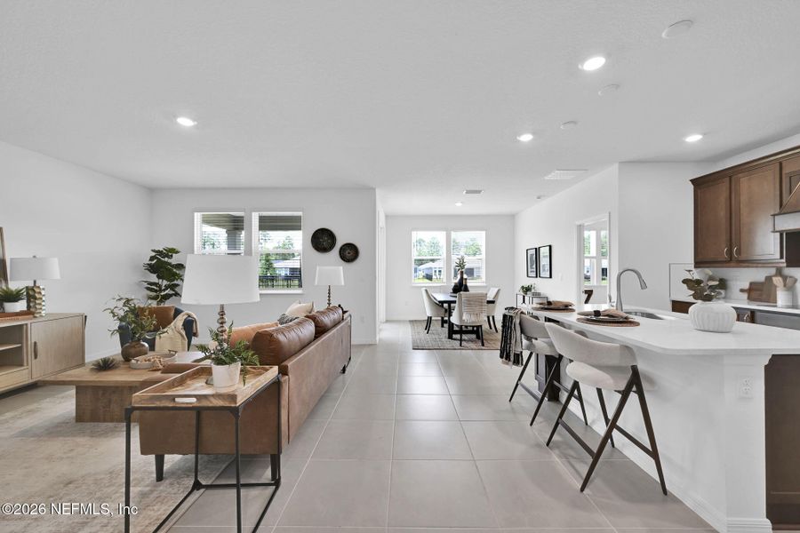 Furnished interior view inside a new home in Hyland Trail, Green Cove Springs (Image 4).