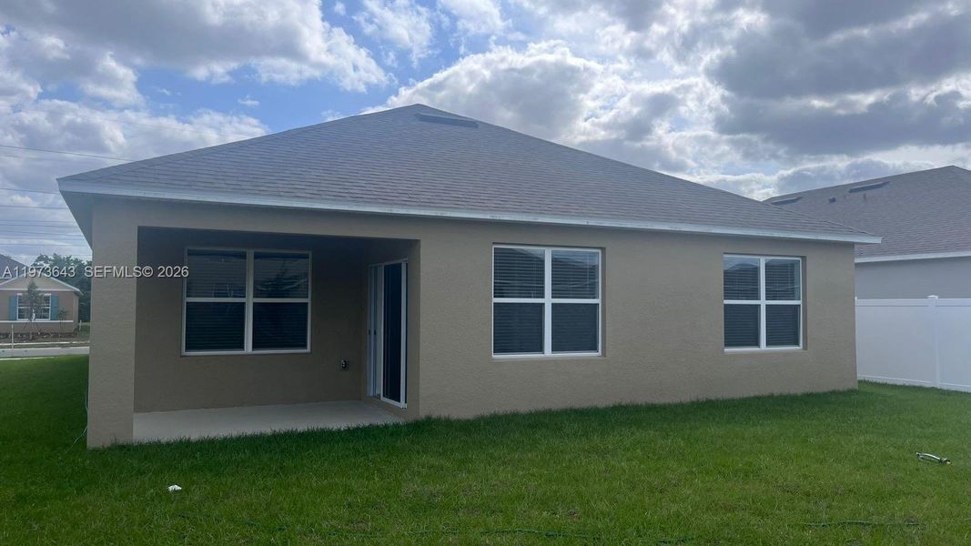 Exterior details and patio area of a home in , Bartow (Image 2). Exterior details and patio area of a home in , Bartow (Image 2).