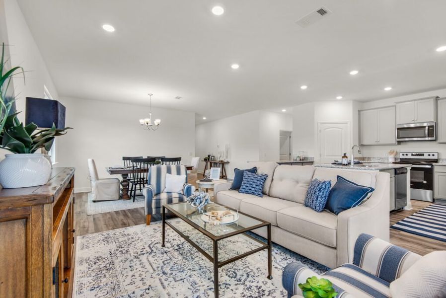 Representative furnished interior of a home built from the Cypress by Holiday Builders in Mahogany At Jubilee, Milton (Image 6).