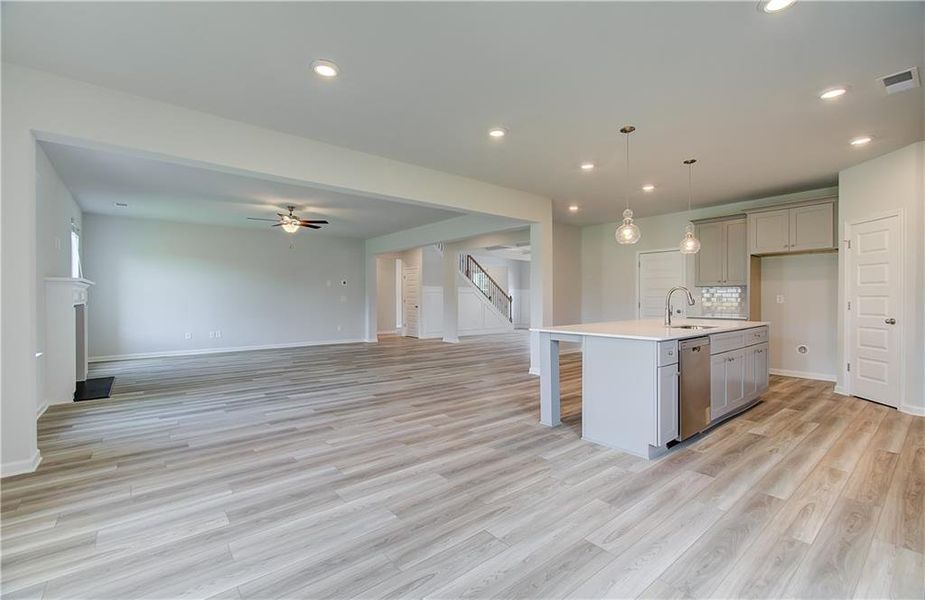Furnished interior view inside a new home in Westwind Estates, Hampton (Image 13).