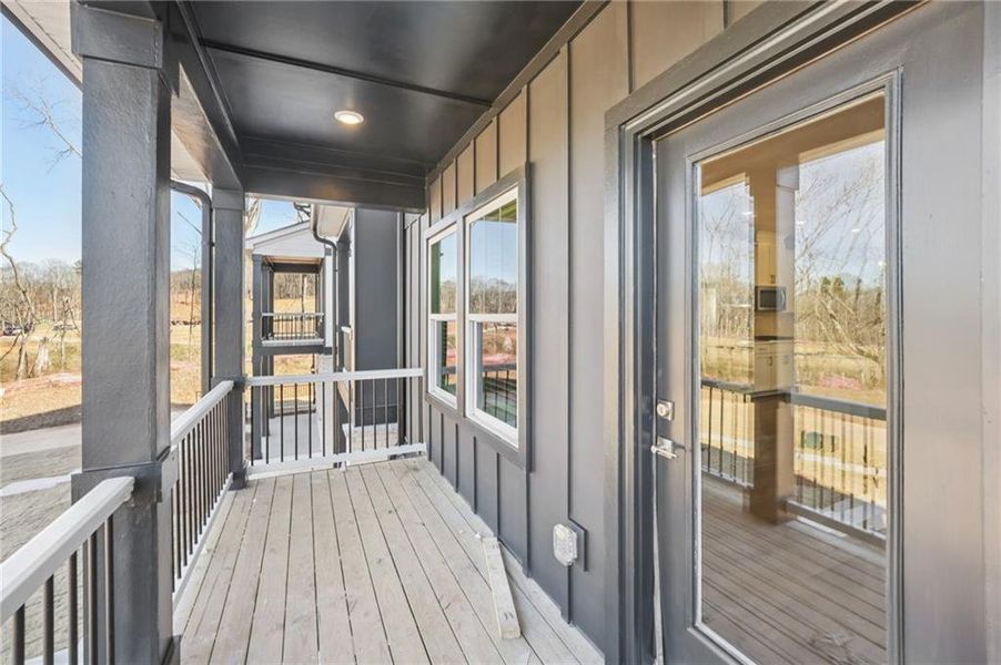 Exterior details and patio area of a home in , Cumming (Image 28).