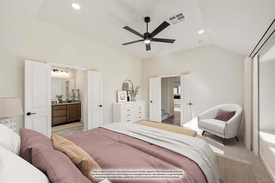 Furnished interior view inside a new home in Godley Ranch Classic, Godley (Image 6).
