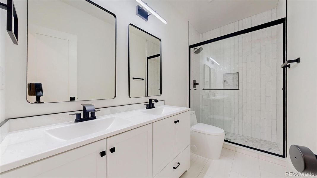 Furnished interior view inside a new home in , Denver (Image 41).