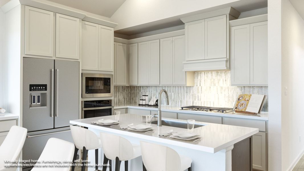 Furnished interior view inside a new home in Santa Rita Ranch - Tierra Rosa, Liberty Hill (Image 3).