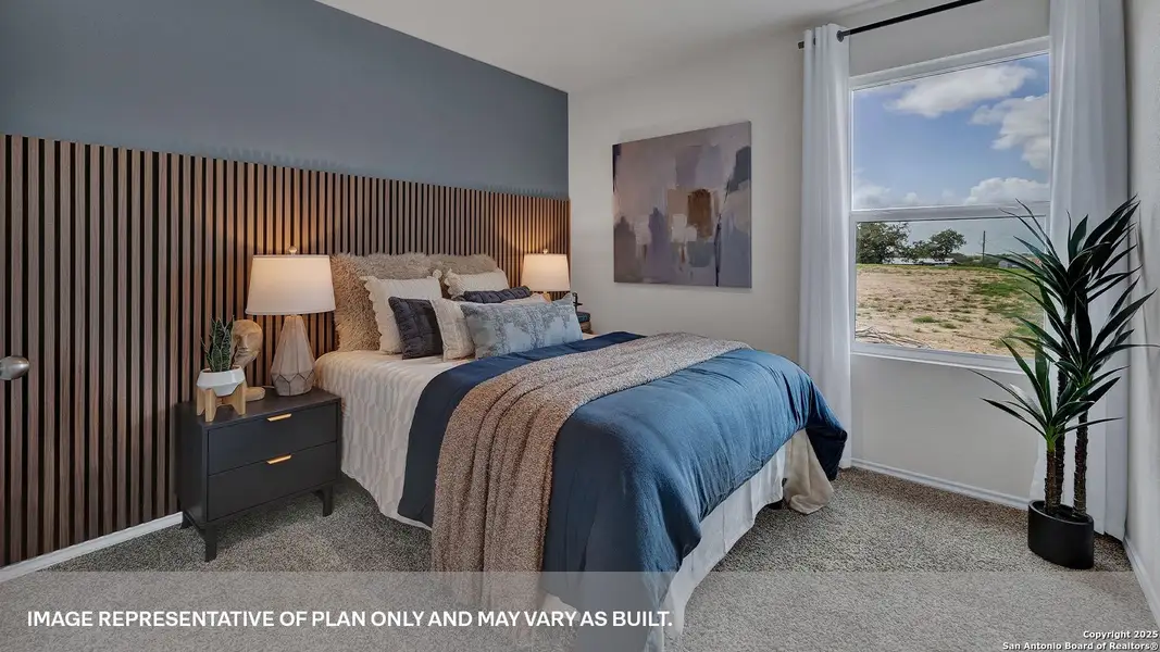 Furnished interior view inside a new home in Spring Valley, New Braunfels (Image 15).
