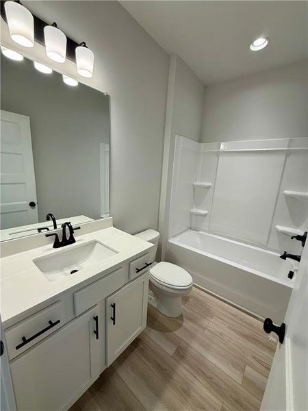 Furnished interior view inside a new home in Ponderosa Farms Estates, Gainesville (Image 12).