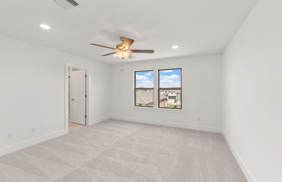 Spacious, unfurnished interior of a new home in Cameron Place, Austin (Image 12). Spacious, unfurnished interior of a new home in Cameron Place, Austin (Image 12).