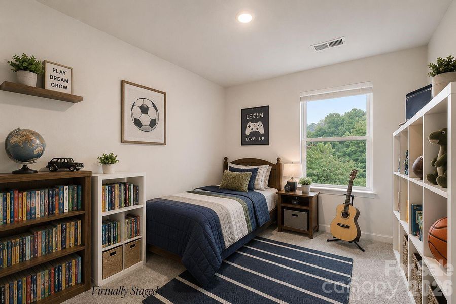 Furnished interior view inside a new home in , Waynesville (Image 10).