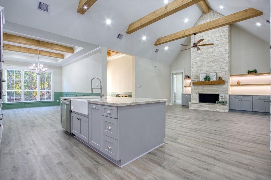 Furnished interior view inside a new home in , Plantersville (Image 6).