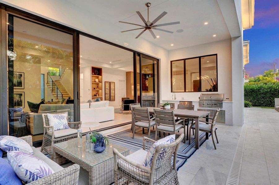 Furnished interior view inside a new home in , Boca Raton (Image 11).