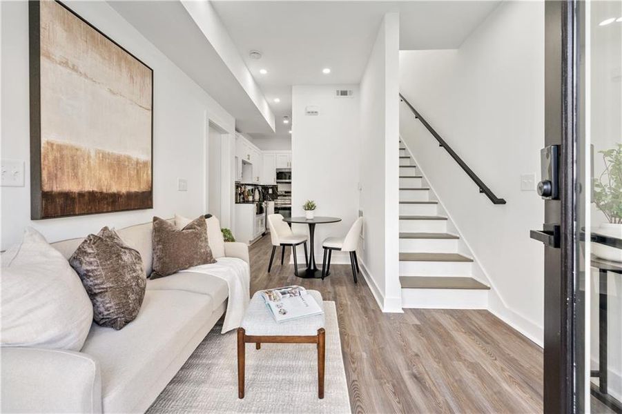Furnished interior view inside a new home in , Union City (Image 15).
