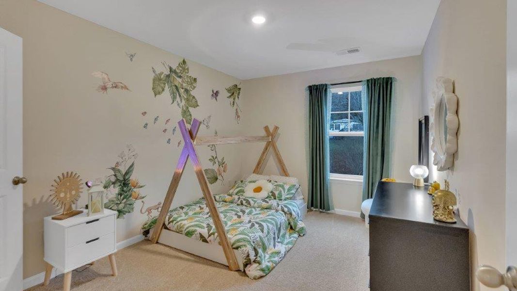 Furnished interior view inside a new home in The Hideaway at Fox Meadows, Bluff City (Image 19).