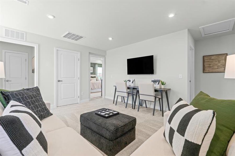 Representative furnished interior of a home built from the Charles by Ryan Homes in East Lake, Leland (Image 22). Representative furnished interior of a home built from the Charles by Ryan Homes in East Lake, Leland (Image 22).