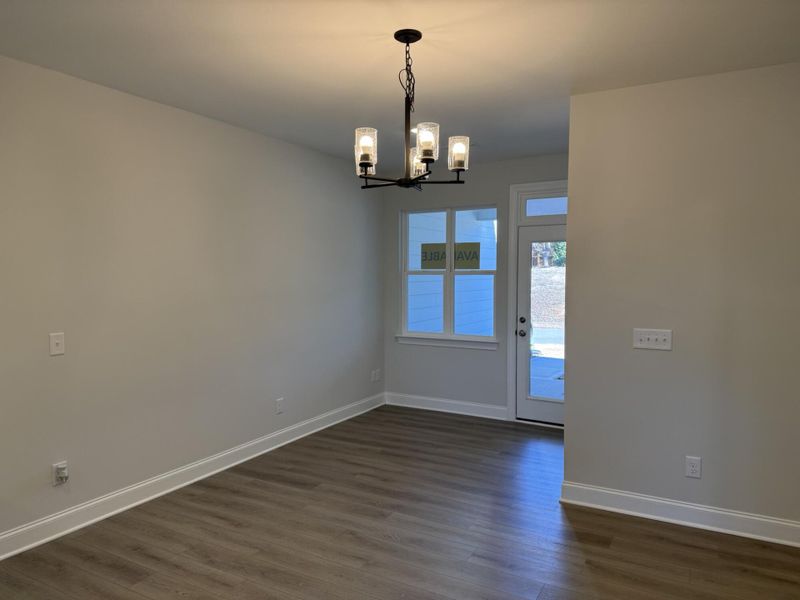 Spacious, unfurnished interior of a new home in Enclave at Traditions Townhomes, Wake Forest (Image 11).
