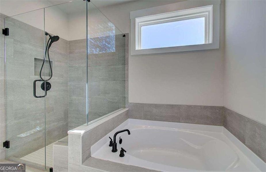 Close-up of interior finishes inside a home in The Paddocks at Doc Hughes, Buford (Image 18).