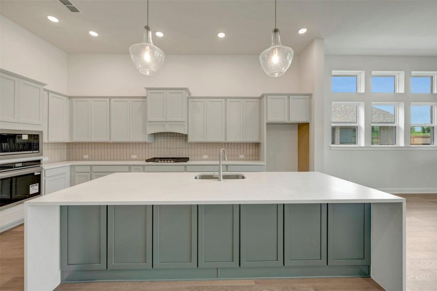 Furnished interior view inside a new home in Meridiana - Ascent Collection, Manvel (Image 8). Furnished interior view inside a new home in Meridiana - Ascent Collection, Manvel (Image 8).