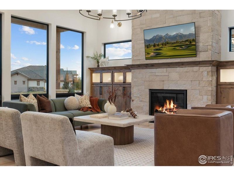 Furnished interior view inside a new home in , Berthoud (Image 45).