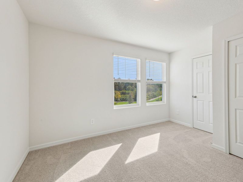 Spacious, unfurnished interior of a new home in The Meadow at Crossprairie Townes, St. Cloud (Image 12). Spacious, unfurnished interior of a new home in The Meadow at Crossprairie Townes, St. Cloud (Image 12).