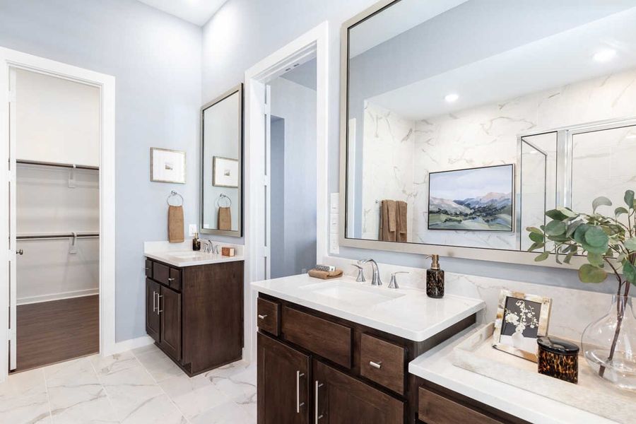 Representative Primary Bathroom - some options shown