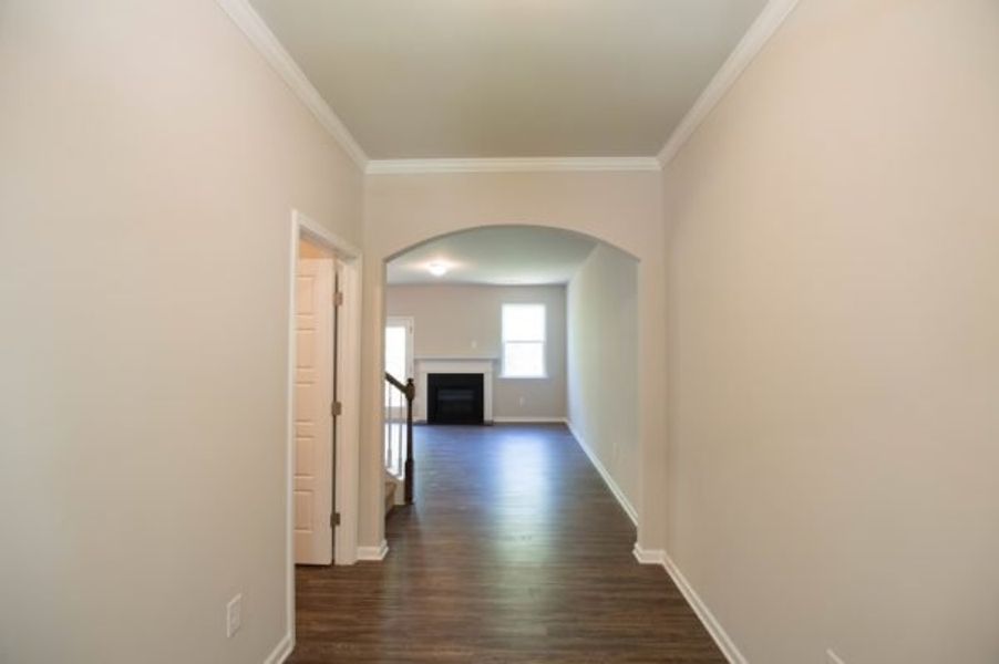 Representative unfurnished interior of a home built from the Laurel by Piedmont Residential in The Reserve at Willow Oaks, Canton (Image 17).