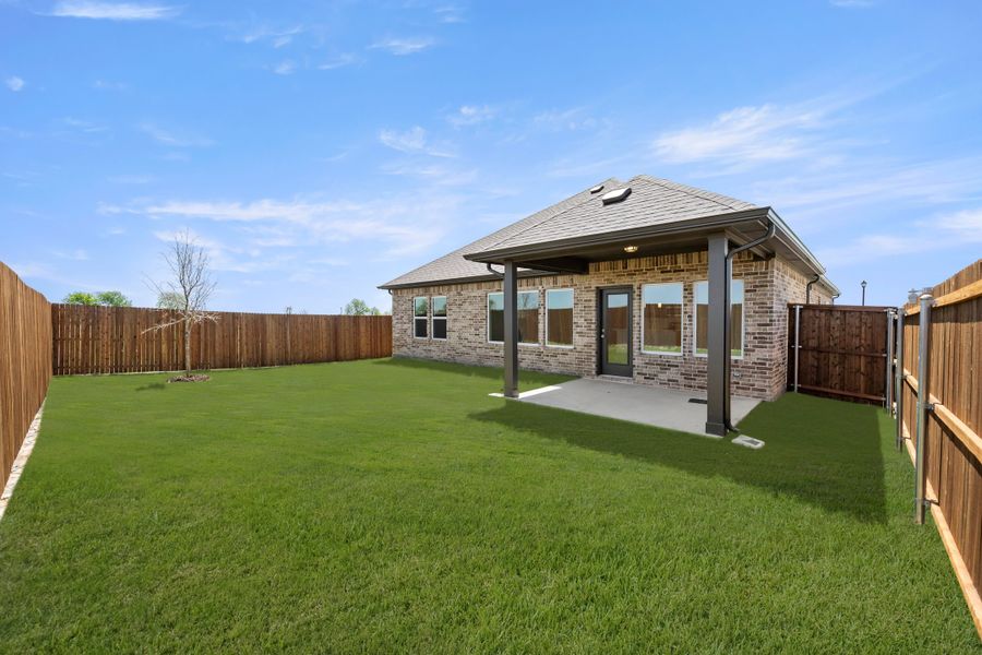 Representative exterior details of a home built from the Liberty by Rockwell Homes in Wildflower Ranch, Fort Worth (Image 32). Representative exterior details of a home built from the Liberty by Rockwell Homes in Wildflower Ranch, Fort Worth (Image 32).