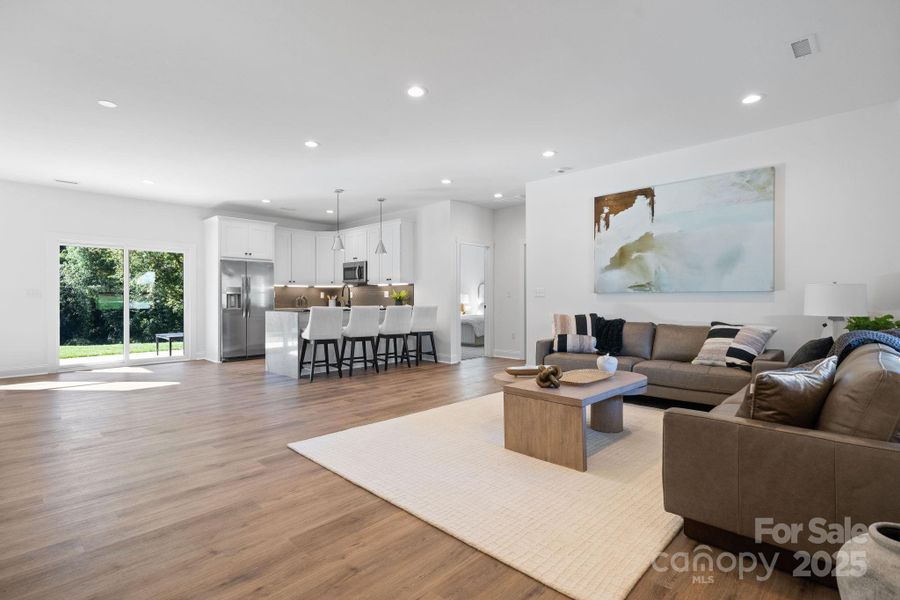 Furnished interior view inside a new home in , Hickory (Image 15).
