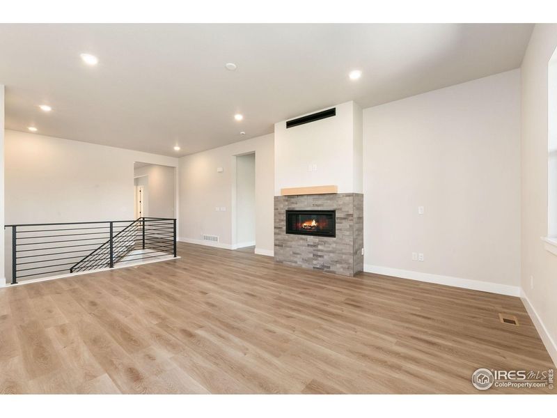 Spacious, unfurnished interior of a new home in Festival at RainDance, Windsor (Image 10).