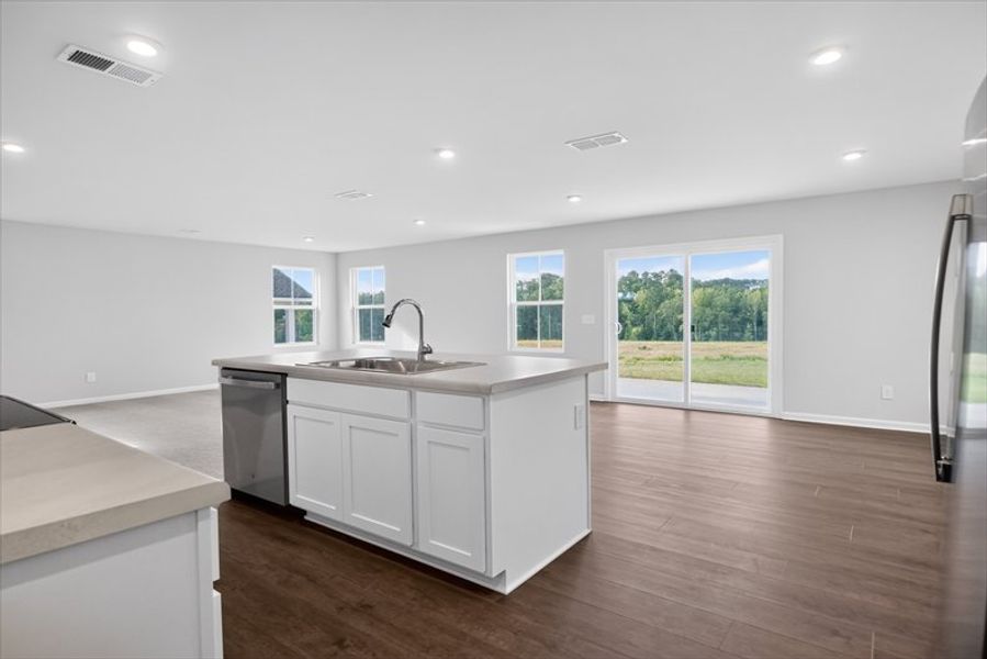 Furnished interior view inside a new home in Everly, Spartanburg (Image 8).