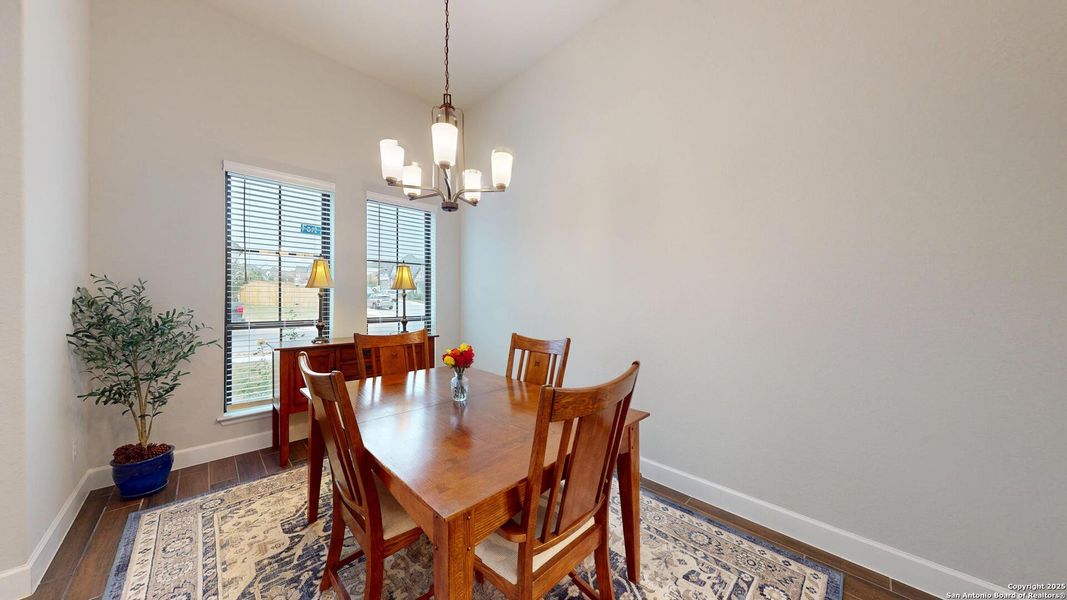 Furnished interior view inside a new home in Weston Oaks 55', San Antonio (Image 48).