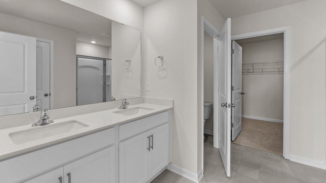 Furnished interior view inside a new home in Ridgewood Farms, Winterville (Image 9).