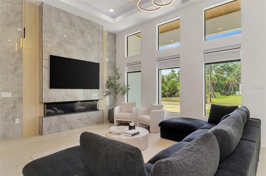 Furnished interior view inside a new home in , North Port (Image 64).
