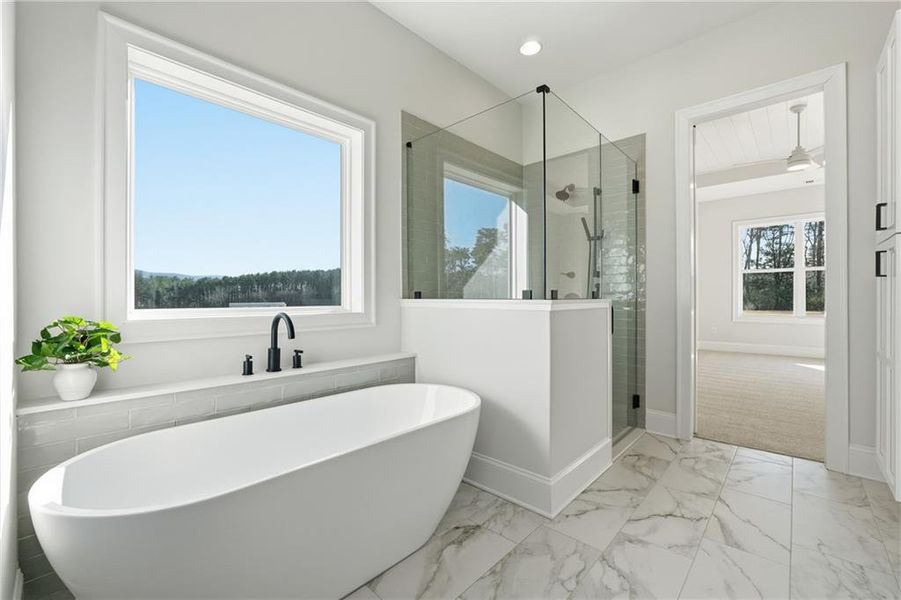 Furnished interior view inside a new home in , Canton (Image 31).