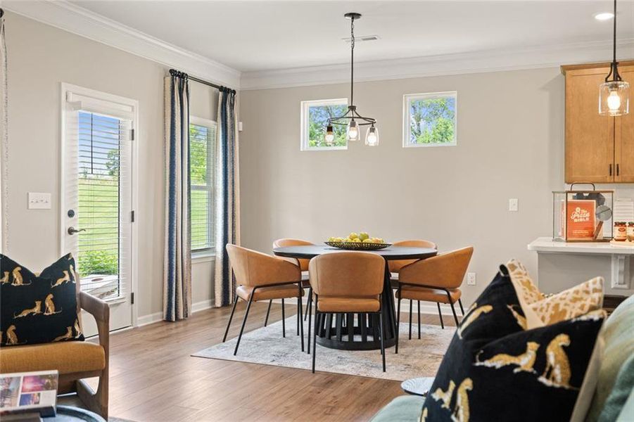Furnished interior view inside a new home in Sagebrook, Powder Springs (Image 34).