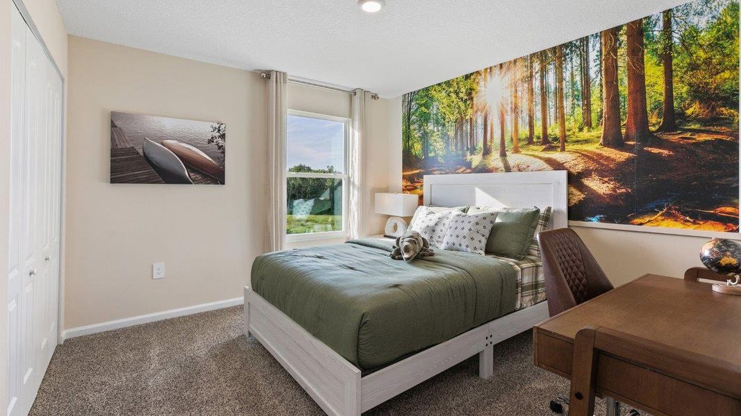 Representative furnished interior of a home built from the HAYDEN by D.R. Horton in Rookery, Green Cove Springs (Image 26).