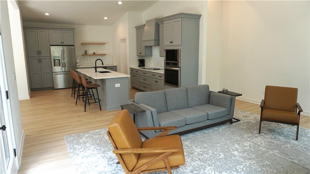 Furnished interior view inside a new home in , Ellijay (Image 11).