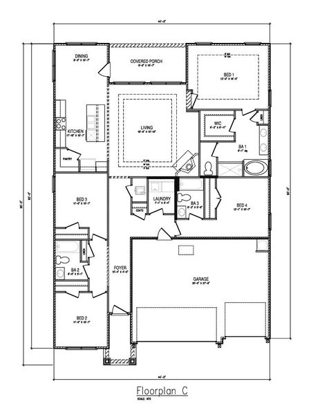 2D floor plan layout of this home in Hodges Bayou Plantation, Panama City, FL (Image 5). 2D floor plan layout of this home in Hodges Bayou Plantation, Panama City, FL (Image 5).