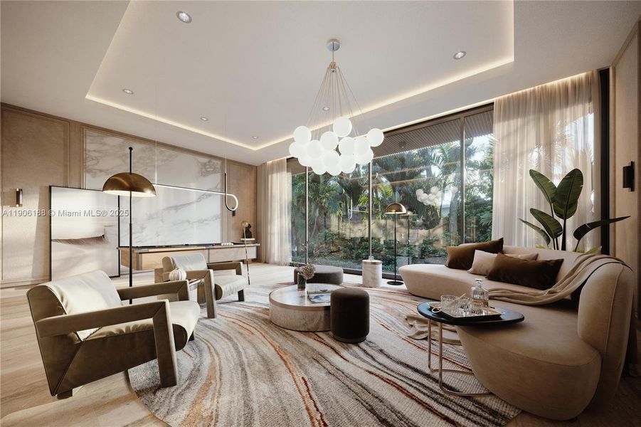 Furnished interior view inside a new home in , Golden Beach (Image 6).