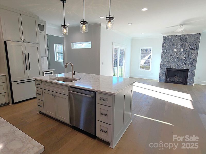 Furnished interior view inside a new home in , Hickory (Image 3).
