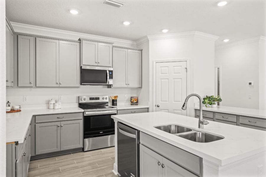 Furnished interior view inside a new home in Natureview, Freeport (Image 13).